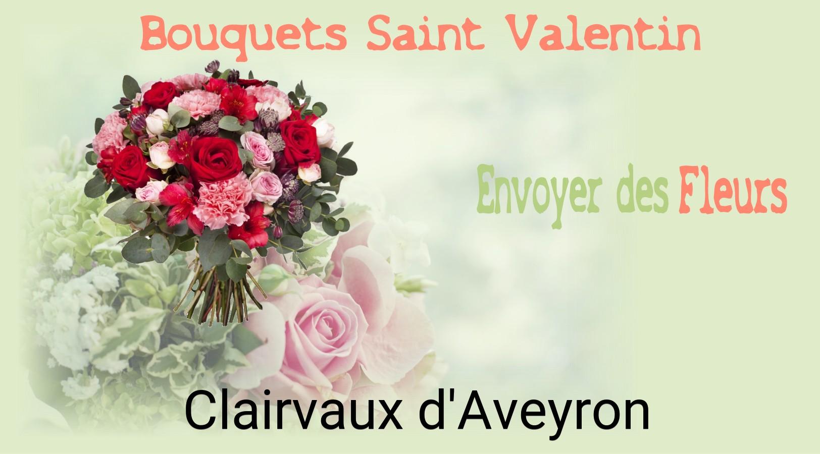 Roses de Saint-Valentin livrées à Clairvaux-d'Aveyron